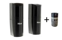 Беспроводные фотоэлементы Nice FT210B BlueBus (БАТАРЕЙКА В КОМПЛЕКТЕ!!!), с поворотной оптикой, синхронизируемые с автономным передатчиком