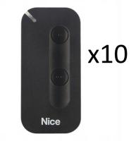 MYGO2KIT10 Nice Комплект пультов для ворот и шлагбаума двух кнопочных 10 шт.