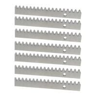 Рейка зубчатая оцинкованная для откатных ворот Alutech ROA8 - 7 метра, толщина 8мм