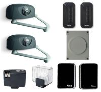 Комплект рычажного привода Nice HY7005BDKCE для автоматизации распашных ворот со створками шириной до 3 метров и массой до 800 кг