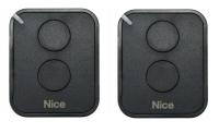 Пульт брелок Nice FlO2REKIT2 для ворот и шлагбаума двух кнопочный, 2штуки