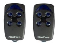 Пульт для ворот и шлагбаума Nice FLO4R-SKIT2 комплект 2шт, сделано в Италии