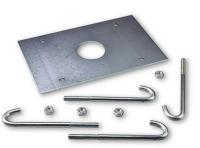 Анкерная пластина с крепежом NICE SIA1 для шлагбаумов SIGNO3, SIGNO4, X-BAR, WIDES, WIDEM