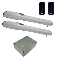 Комплект привода для распашных ворот Nice WG2024KCE серии WINGO линейного типа, ширина створки до 2 м и массой до 400 кг.