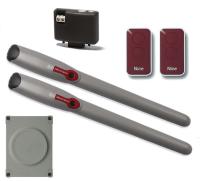 Комплект высокоскоростного электромеханического привода для распашных ворот Nice WG3524HSBDKLT, ширина створки до 3 м и массой до 200 кг. с блоком управления и двумя пультами