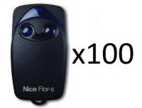 Пульт для ворот и шлагбаума Nice FLO2R-SKIT100 оригинальный Италия 100шт