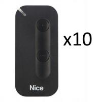 MYGO2KIT10 Nice Комплект пультов для ворот и шлагбаума двухкнопочный 10 шт.