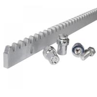 Рейка зубчатая оцинкованная для откатных ворот Alutech ROA8 - 1 метр, толщина 8мм