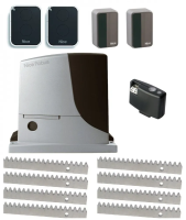 Комплект привода NICE ROBUS RB600BDKIT1-ROA88, для автоматизации откатных ворот массой до 600 кг, шириной створки до 8м