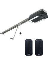 Комплект привода NICE SPIDERBL16BDWKCE (SPIDER1200BWL) с ременной рейкой и 2мя пультами для секционных ворот высотой до 2,6м, площадью до 16,5м2.