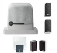 Комплект привода Nice RO600KCE (ROBO600) для откатных ворот весом до 600кг, привод, фотодатчики, лампа, пульты 2шт