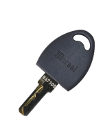 CHS7105 Ключ разблокировки Nice (Внимание! Номер № WA7105 выбит на ключе) для шлагбаумов