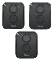 Пульт брелок Nice FlO2REKIT3 для ворот и шлагбаума Nice FlO2RE двух кнопочный, 3 штуки