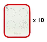 ON3ELRKIT10 Комплект пультов NICE с двухсторонней связью и технологией дальнего действия, 10 шт.