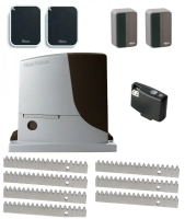 Комплект привода NICE ROBUS RB600BDKIT1-ROA87, для автоматизации откатных ворот массой до 600 кг, шириной створки до 8м