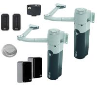 Комплект электромеханического привода Nice WALKY2024BDKCE, для распашных ворот рычажного типа, ширина створки до 1,8 м и массой до 180 кг.