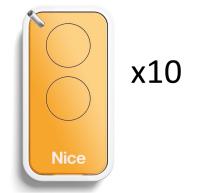 Комплект пультов Nice INTI2YKIT10 Италия 10 шт.