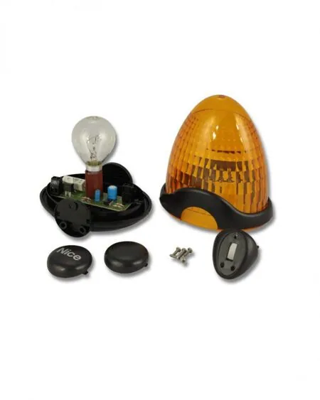 Лампа сигнальная Nice LUCY24 24В пер./пост.тока, цвет оранжевый для автоматических ворот и шлагбаумов