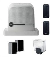 Комплект привода Nice RBS400BDKCE для откатных ворот весом до 400кг, фотодатчики, лампа, пульты 2шт