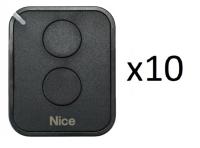 Пульт брелок Nice FlO2REKIT10 для ворот и шлагбаума Nice FlO2RE двух кнопочный, 10 штук