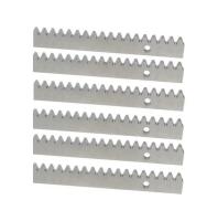 Рейка зубчатая оцинкованная для откатных ворот Alutech ROA8 - 6 метров, толщина 8 мм