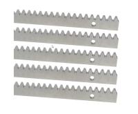 Рейка зубчатая оцинкованная для откатных ворот Alutech ROA8 - 5 метров, толщина 8мм