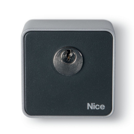 Замковый выключатель, ключ-кнопка Nice EKS, накладной монтаж