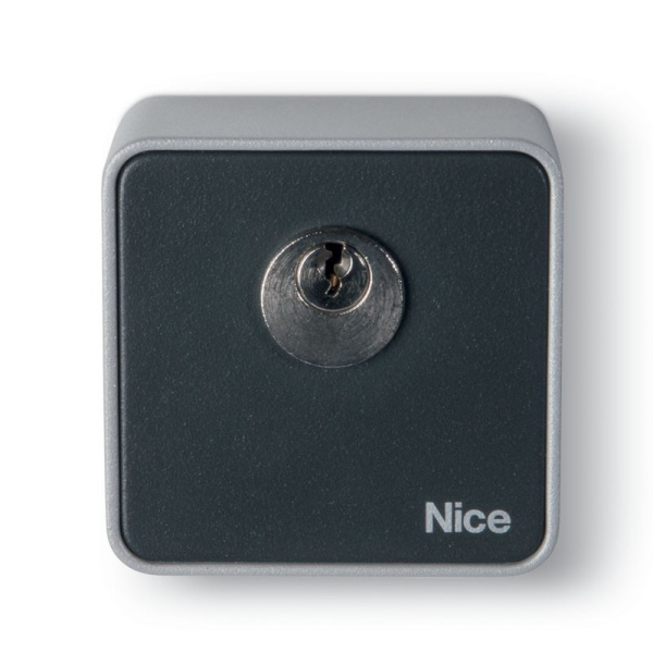 Замковый выключатель, ключ-кнопка Nice EKS, накладной монтаж