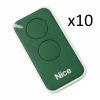 Комплект пультов Nice INTI2GKIT10 Италия 10 шт.