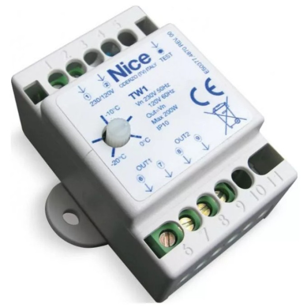 Комплект обогрев Nice TW1-PW1 для шлагбаума и автоматики ворот