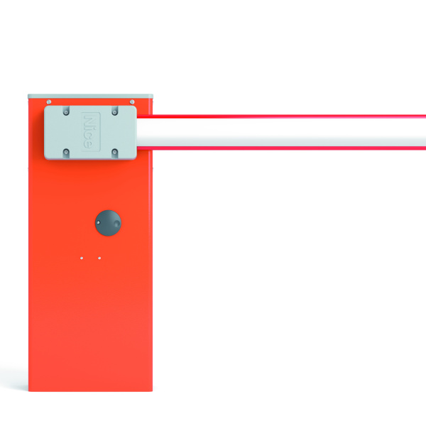 Комплект шлагбаума Nice WIDEL7KIT2 со скоростью подъема стрелы 6-10 сек. и интенсивностью 200 циклов/час для автоматизации проездов шириной до 7 метров, лампа, фотоэлементы