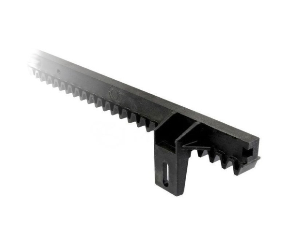 Зубчатая рейка Nice ROA6 нейлоновая. Комплект 6 метров. M4 25x20x1000мм пластиковая с металлической вставкой